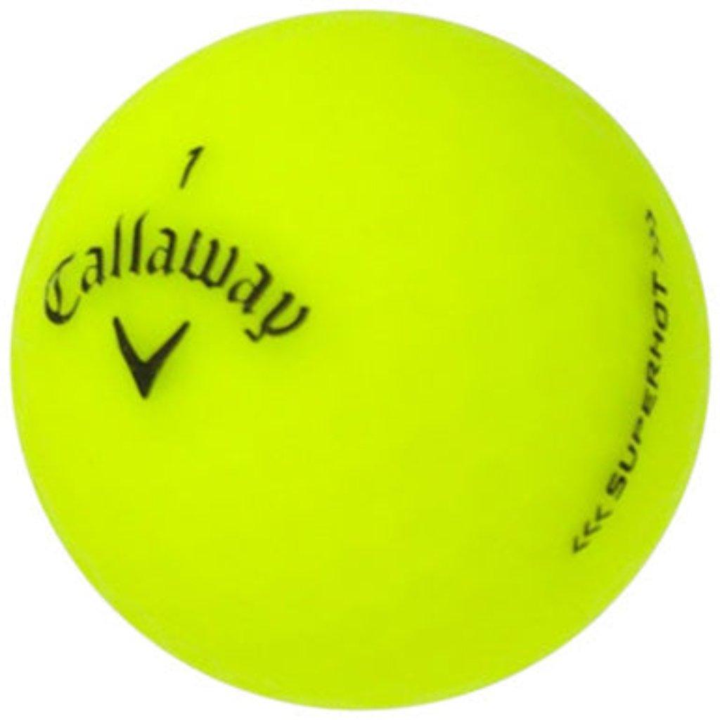 Callaway Superhot Matte Yellow - Bag of 300 Balls